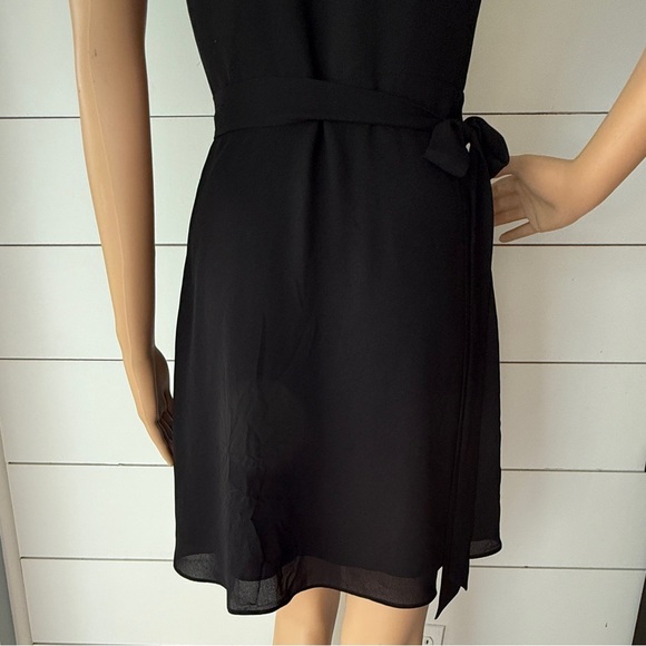 Aritzia Babaton Black High Slit Wrap Dress Sz 2XS - Picture 9 of 12